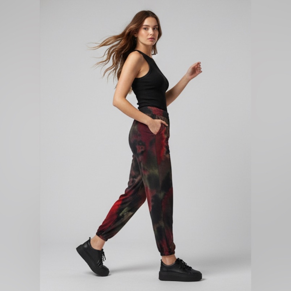 Desigual Mesh Tye Dye Carrot Pant - Picture 3 of 10